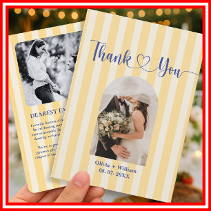 Tarjeta De Agradecimiento La Dolce Vita Limones Regalo de Boda Italiano