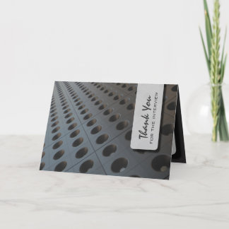 Tarjeta De Agradecimiento La entrevista infinita de los agujeros le agradece