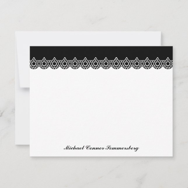 Tarjeta De Agradecimiento La estrella horneada a la crema y con pan rallado (Anverso)