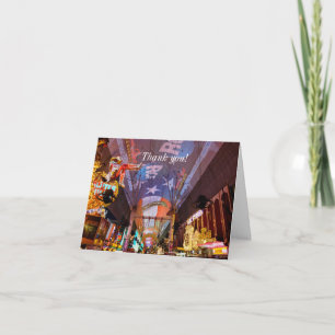 Tarjeta De Agradecimiento La experiencia de Fremont Street