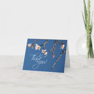 Tarjeta De Agradecimiento La flor de cerezo le agradece observar