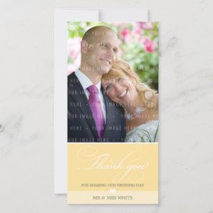 Tarjeta De Agradecimiento LA FOTO LE AGRADECE:: tipo precioso - 2