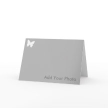 La foto simple de la mariposa personalizada le