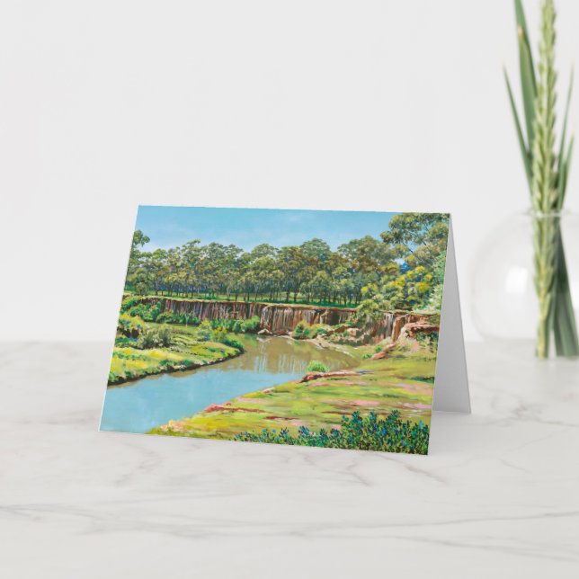 Tarjeta De Agradecimiento La Gloria Tranquila de los Acantilados - Werribee  (Anverso)