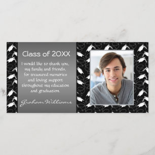 Tarjeta De Agradecimiento La graduación del mortero le agradece