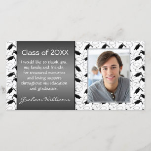 Tarjeta De Agradecimiento La graduación del mortero le agradece