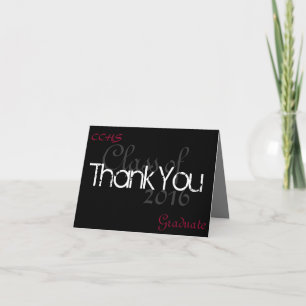 Tarjeta De Agradecimiento la graduación le agradece