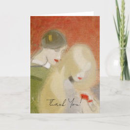 Tarjeta De Agradecimiento La herencia familiar, Helene Schjerfbeck