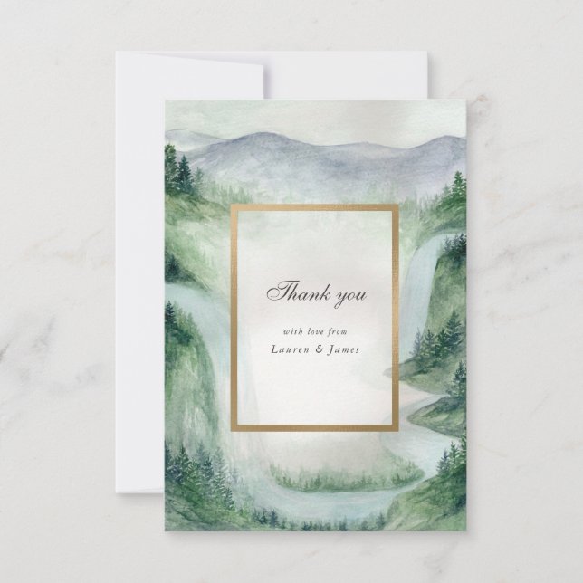 Tarjeta De Agradecimiento La historia de nosotros (Anverso)