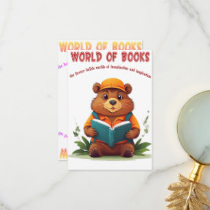 Tarjeta De Agradecimiento La imaginación de Beaver - Un tributo literario