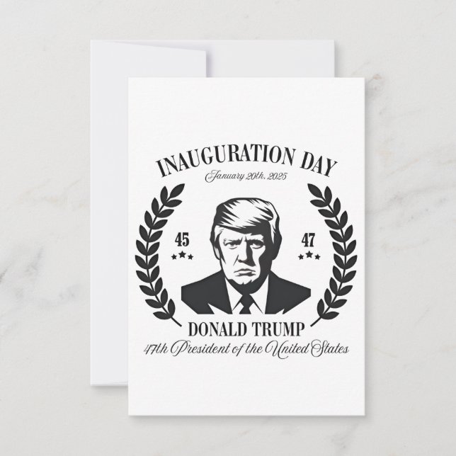 Tarjeta De Agradecimiento La inauguración de Trump en 2025 Orgullosa Maga (Anverso)
