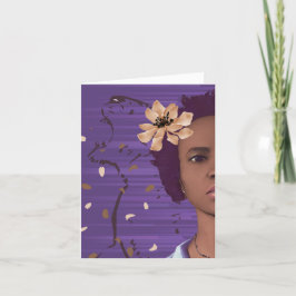 Tarjeta De Agradecimiento La leona en el arte negro afroamericano