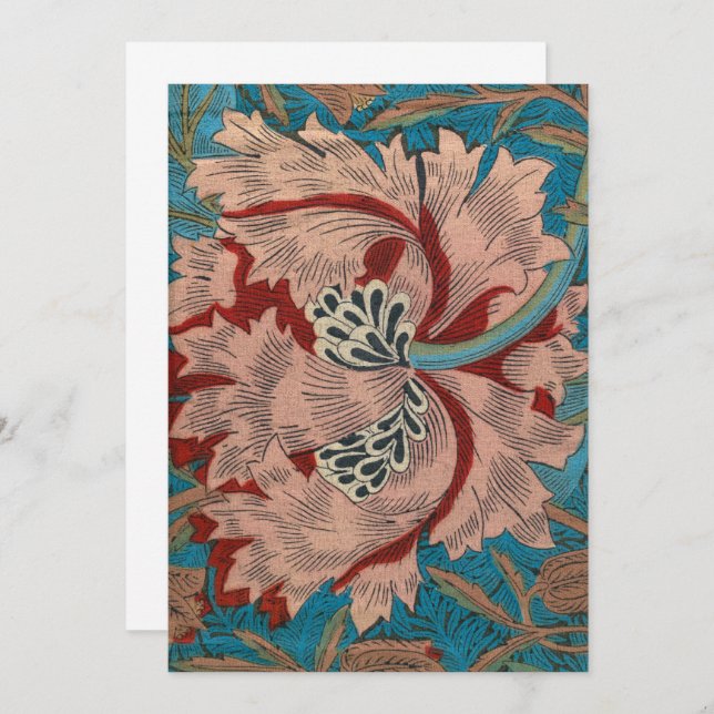 Tarjeta De Agradecimiento La leyenda dorada de William Morris (Anverso / Reverso)