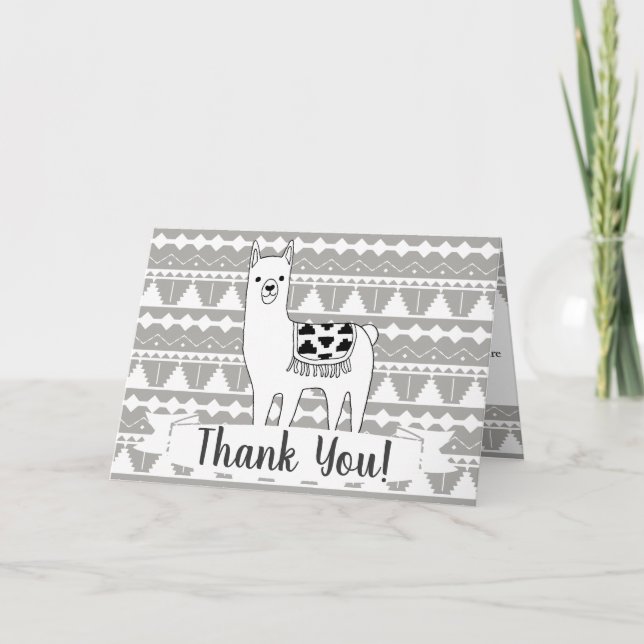 Tarjeta De Agradecimiento La llama azteca moderna y el modelo tribal le (Anverso)