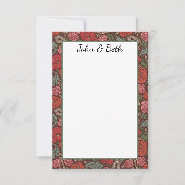 Tarjeta De Agradecimiento La llave vieja de bloqueo de Steampunk en Victoria (Anverso)