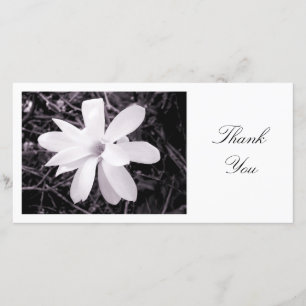 Tarjeta De Agradecimiento La magnolia blanca - gracias