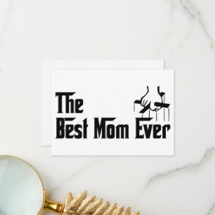 Tarjeta De Agradecimiento La mejor mamá de todos los tiempos