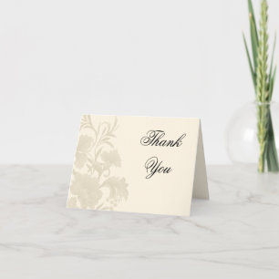 Tarjeta De Agradecimiento La nata floral de la embajada le agradece
