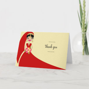 TARJETA DE AGRADECIMIENTO LA NOVIA DE 311 UPDO LE AGRADECE NOVIA INDIA