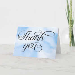 Tarjeta De Agradecimiento La Novia Está En Las Nubes Fiesta de Despedida de 