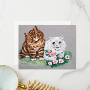 Tarjeta De Agradecimiento La pareja más dulce de Louis William Wain