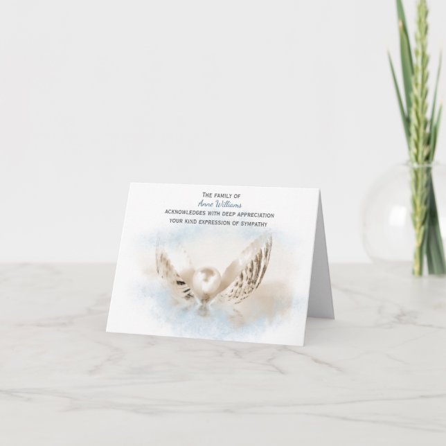 Tarjeta De Agradecimiento La perla en la selva gracias de familia (Anverso)