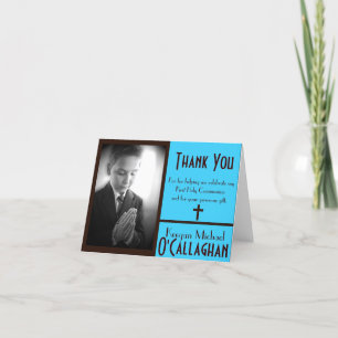 Tarjeta De Agradecimiento La primera comunión le agradece cardar