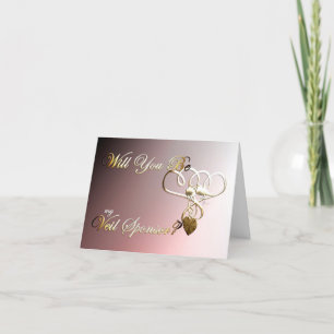 Tarjeta De Agradecimiento La propuesta del boda patrocinador del velo invita