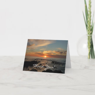 Tarjeta De Agradecimiento La puesta del sol II de San Diego le agradece