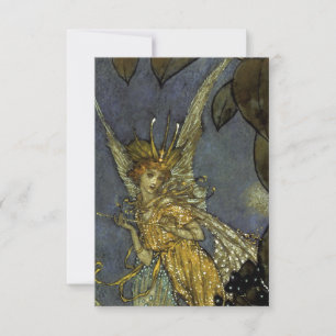 Tarjeta De Agradecimiento “La Reina de las Hadas” de Edmund Dulac