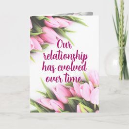Tarjeta De Agradecimiento La relación ha evolucionado - Día de la Madre