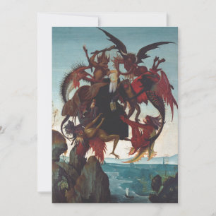 Tarjeta De Agradecimiento La tentación de San Antonio por Michelangelo