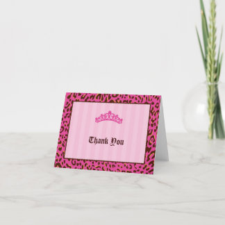 Tarjeta De Agradecimiento La tiara le agradece cardar
