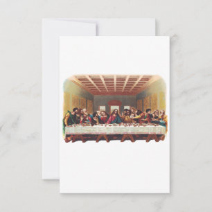 Tarjeta De Agradecimiento La Última Cena