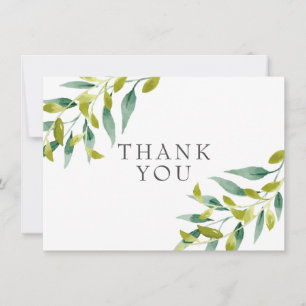 Tarjeta De Agradecimiento La vegetación de Country Meadow Gracias