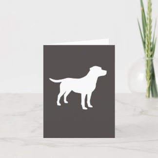 Tarjeta De Agradecimiento Labrador Dog Baby Shower Lab Género gris neutro
