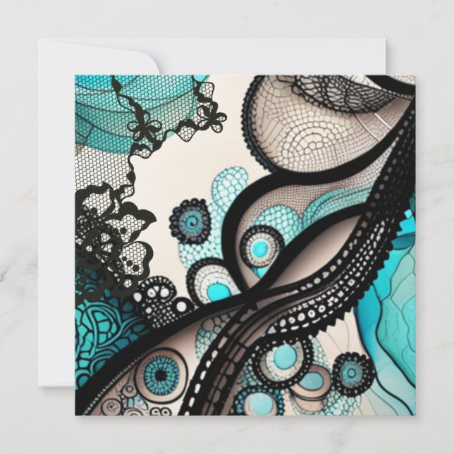 Tarjeta De Agradecimiento Lacy Lady (Anverso)