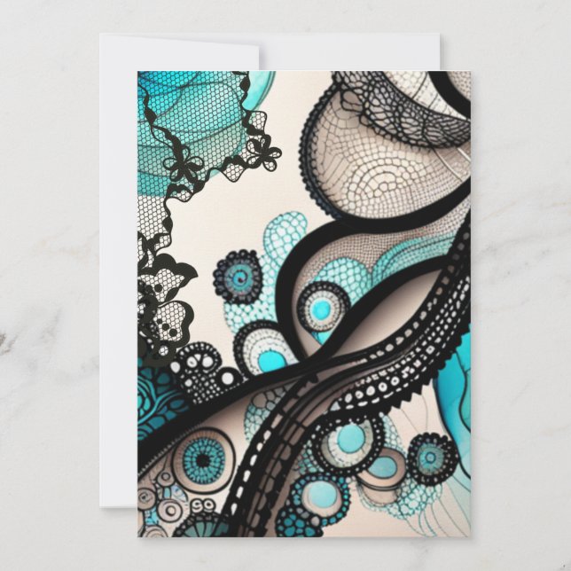 Tarjeta De Agradecimiento Lacy Lady (Anverso)