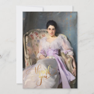 Tarjeta De Agradecimiento Lady Agnew de Lochnaw 1864 