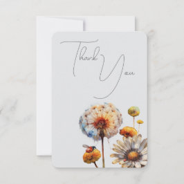 Tarjeta De Agradecimiento Lady Bug Gracias