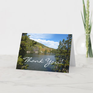 Tarjeta De Agradecimiento Lago Bear en el Parque Nacional Montañas Rocosas