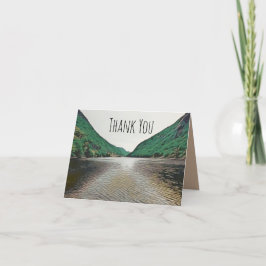 Tarjeta De Agradecimiento Lago de montaña