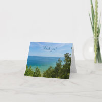 Tarjeta de agradecimiento Lake Huron Lookout