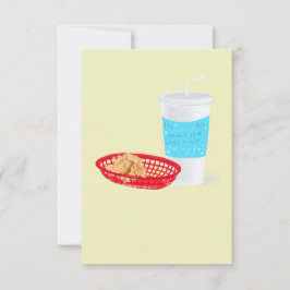 Tarjeta De Agradecimiento Lamento Lo Que Dije Cuando Tenía Hambre Greeti