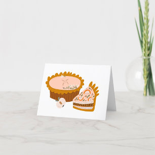 Tarjeta De Agradecimiento Láminas de calabaza