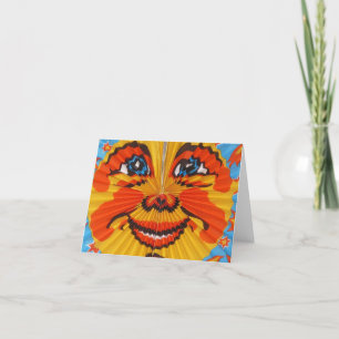 Tarjeta De Agradecimiento Lampignon Chino Face Lantern