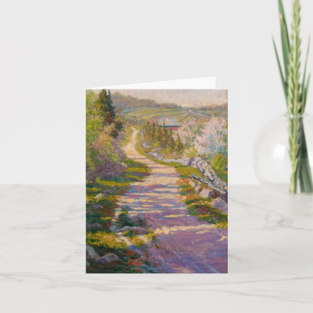 Tarjeta De Agradecimiento Lane por Newell Convers Wyeth (Anverso)