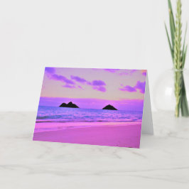 Tarjeta De Agradecimiento Lanikai Sunrise