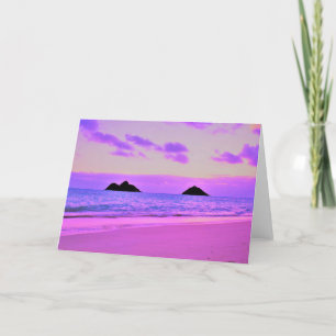 Tarjeta De Agradecimiento Lanikai Sunrise