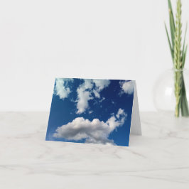 Tarjeta De Agradecimiento Larga y suave nube